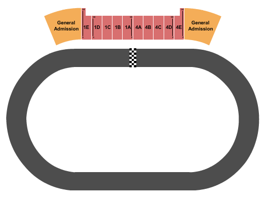 Texas Motor Speedway Dirt Track Racing Seating Chart