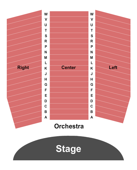Texas Theatre - Dallas Endstage 2 Seating Chart