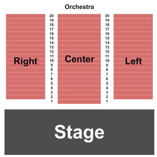 Texas Theatre - Dallas Endstage Seating Chart