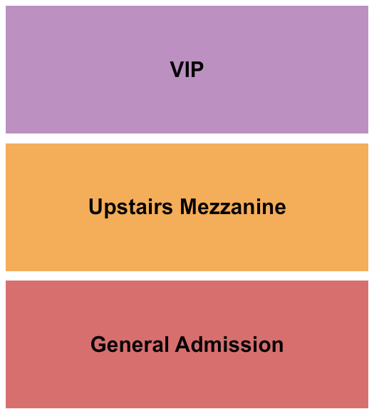 Texas Theatre - Dallas GA/Mezz/VIP Seating Chart