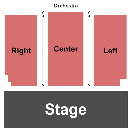 Texas Theatre - Dallas GA & Reserved Seating Chart