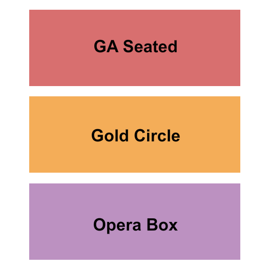Thalia Hall GA Seated/GC/Opera Box Seating Chart