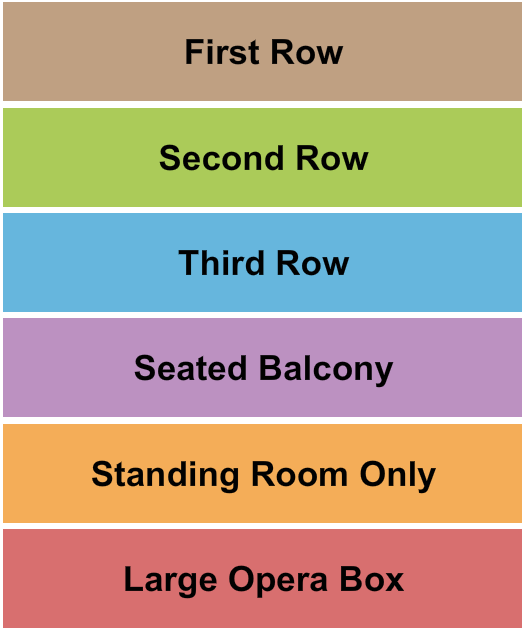 Thalia Hall Wrestling Seating Chart