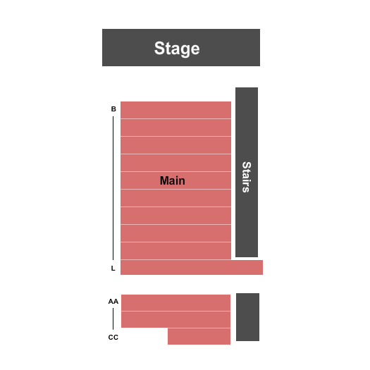 The AMT Theater Endstage 2 Seating Chart