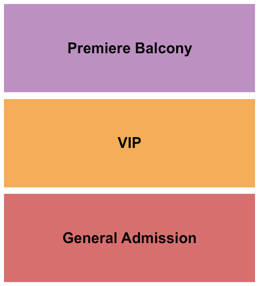The Admiral - Omaha GA/VIP/Premiere Seating Chart