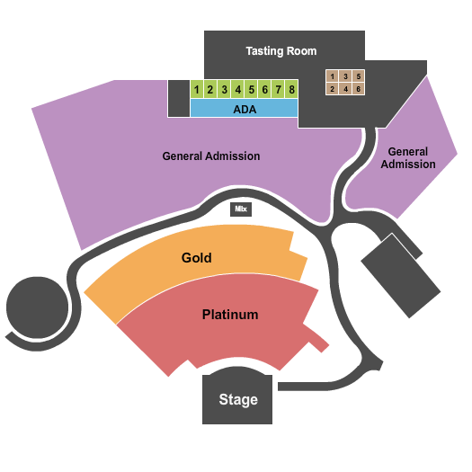The Amphitheater at Dant Crossing Seating Chart