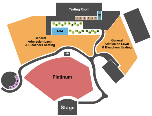 The Amp at Log Still Endstage 6 Seating Chart