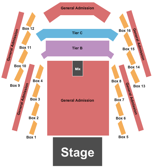 The Anthem - D.C. Endstage GA 2 Seating Chart