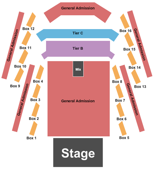 The Anthem Seating Chart & Maps - Washington DC