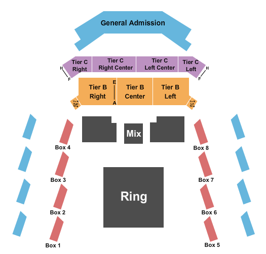 The Anthem - D.C. Boxing Seating Chart