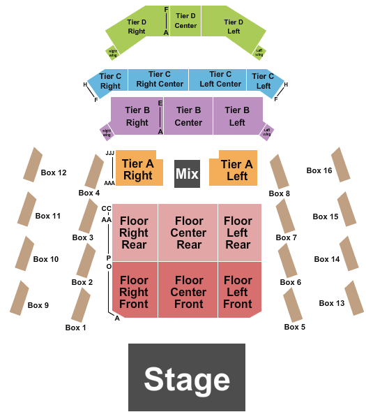 Anthem Seating Chart Dc