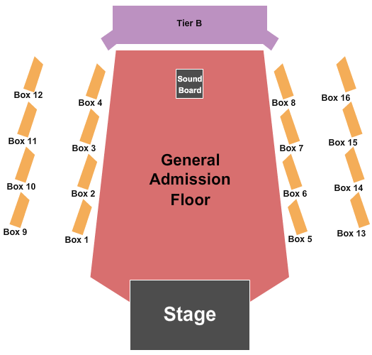 The Anthem - D.C. Endstage GA Flr Seating Chart