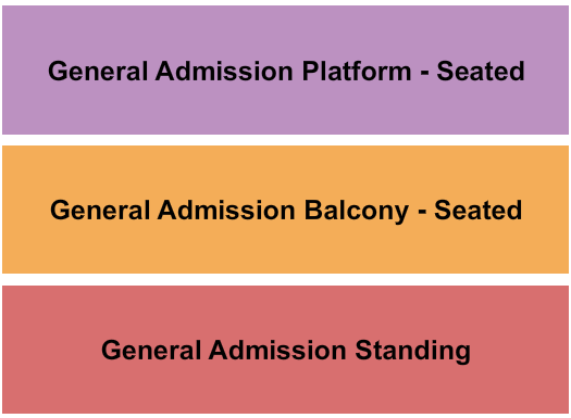 The Ardmore Music Hall GA/Balcony/Platform Seating Chart