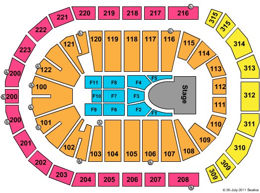 Gas South Arena SYTYCD Seating Chart