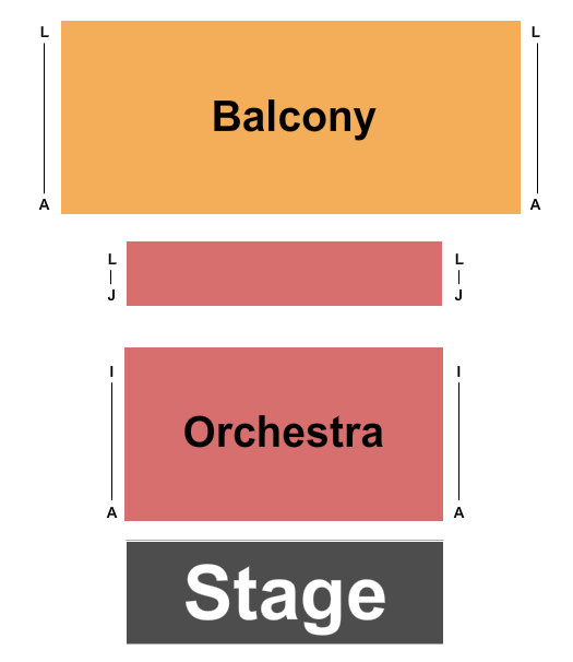 The Argyle Theatre at Babylon Village Seating Map