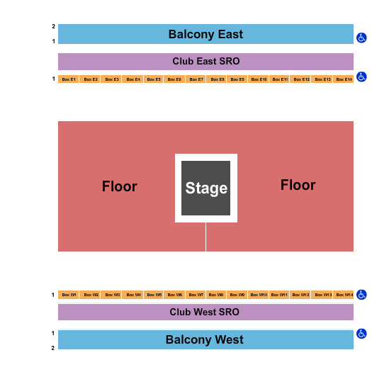 The Armory - Minneapolis Burna Boy Seating Chart