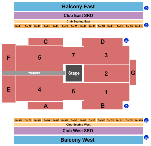 The Armory - Minneapolis Center Stage Seating Chart