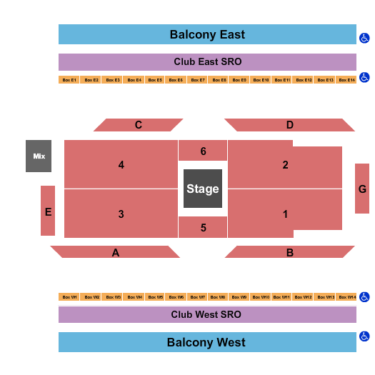 The Armory - Minneapolis Center Stage 2 Seating Chart
