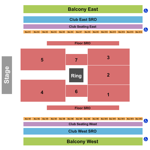 The Armory - Minneapolis PBC Boxing Seating Chart