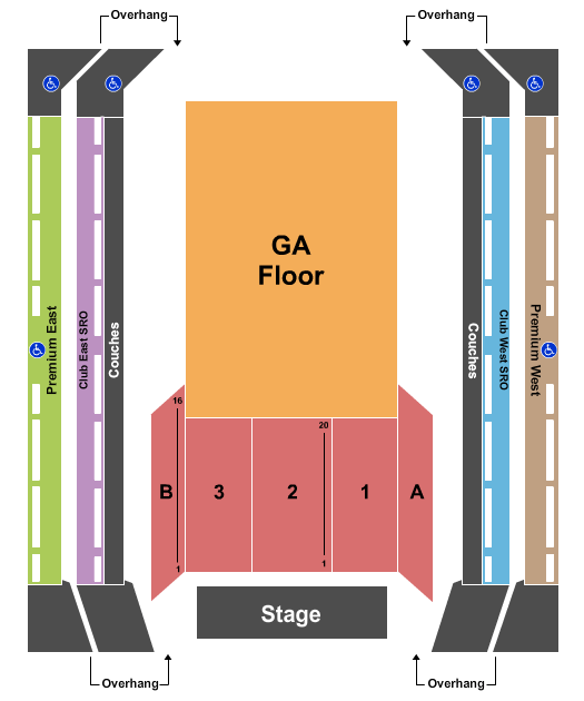 The Armory Seating Chart - Minneapolis