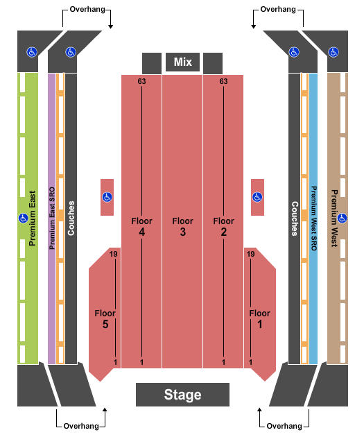 The Armory - Minneapolis Endstage Seating Chart
