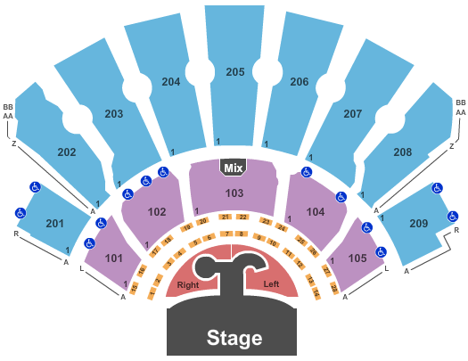 PH Live At Planet Hollywood Jennifer Lopez Seating Chart