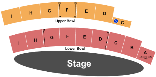 The Badlands Amphitheatre Next Event Seating Chart
