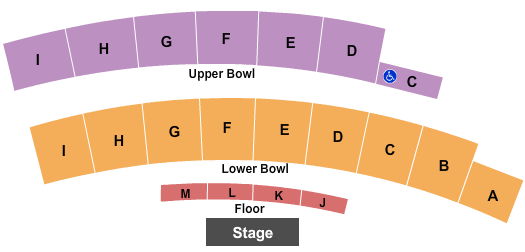 The Badlands Amphitheatre Seating Chart