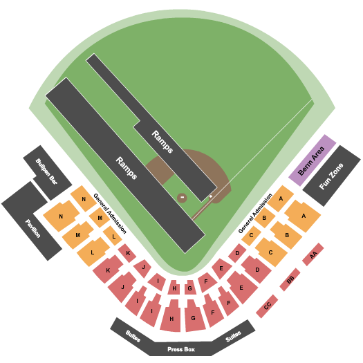 The Ballpark at Jackson Nitro Circus Seating Chart
