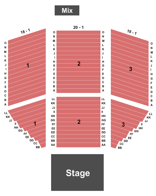 Casino Ballroom Seating Chart