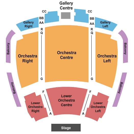 The Banff Centre - Jenny Belzberg Theatre End Stage Seating Chart