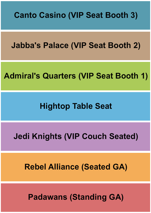 The Banyan Live Rebel Scum Burlesque Seating Chart