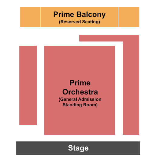 The Barns At Wolf Trap National Park for the Performing Arts Endstage GA Seating Chart