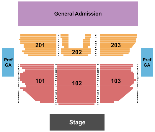 The Barnyard Entertainment Venue Endstage-2 Seating Chart