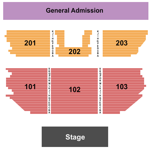 The Barnyard Entertainment Venue End Stage Seating Chart