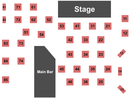 The Basement East Seating Chart & Maps - Nashville