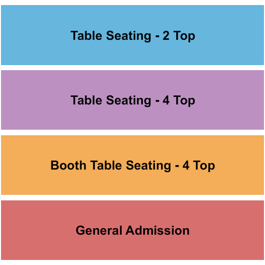 The Basement East - Nashville GA/Tables 3 Seating Chart