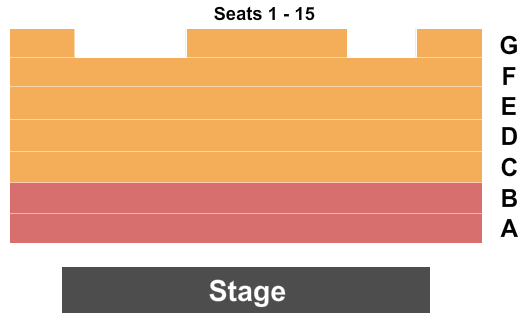 Theatre Four at Theatre Row End Stage Seating Chart