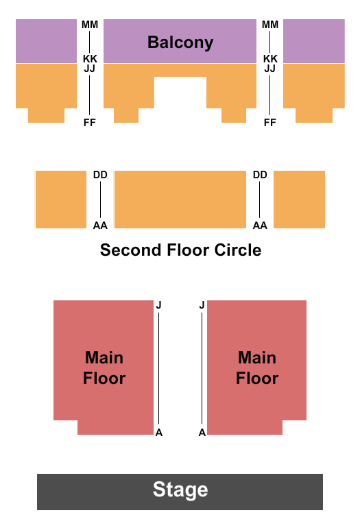 The Bend Theater Endstage 2 Seating Chart