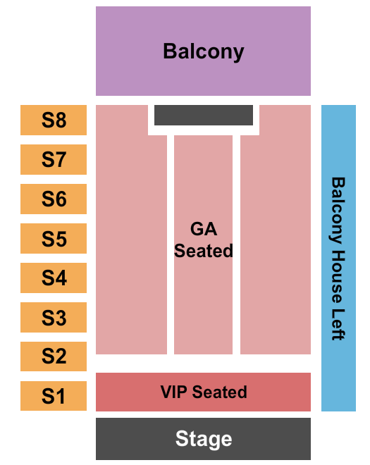 The Bomb Factory Endstage VIP Seating Chart