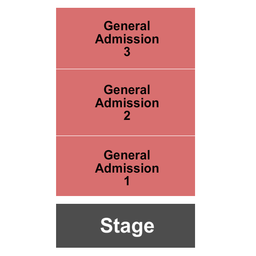 The Bourbon Room Endstage All GA Seating Chart