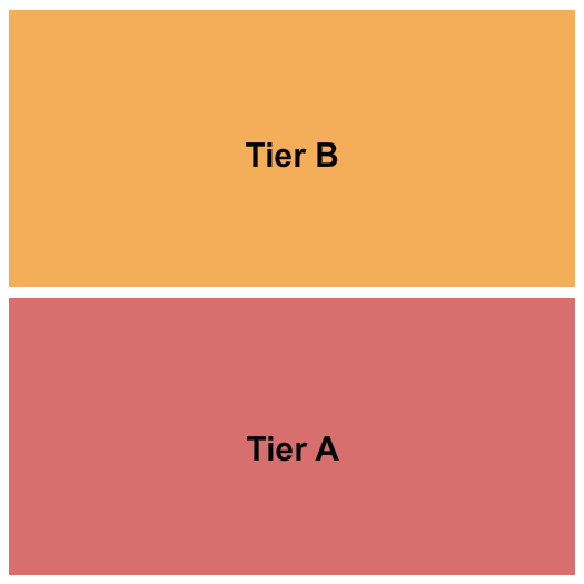 The Bourbon Room TierA/B Seating Chart