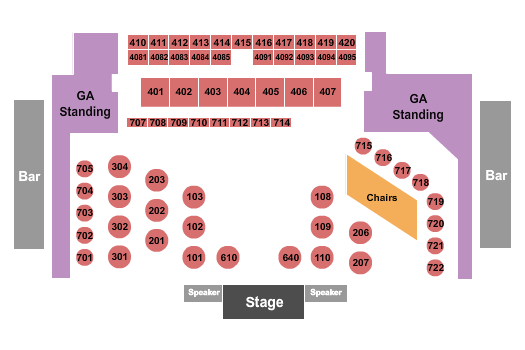 The Canyon - Montclair Throwback Thursdays Seating Chart