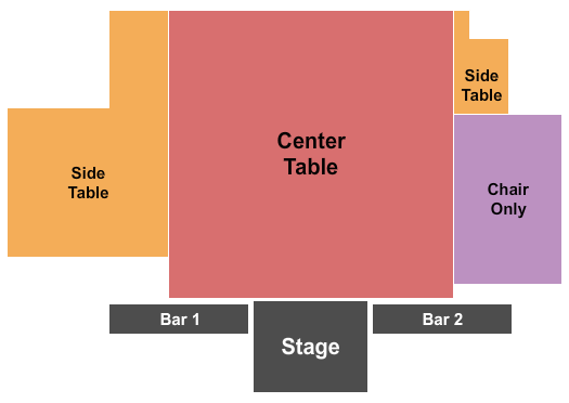 The Canyon Santa Clarita Tables & Chair Seating Chart