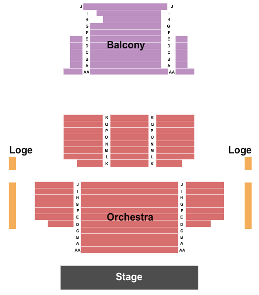 The Cape Playhouse Endstage Seating Chart