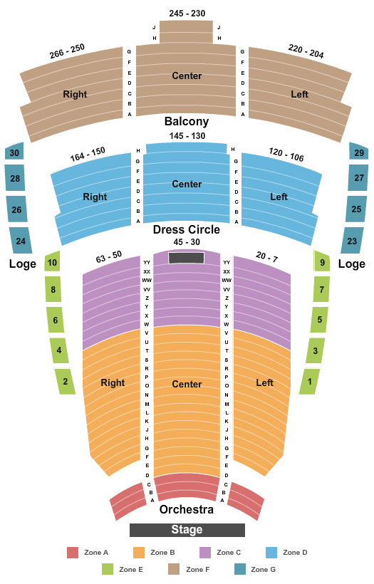 Imperial Vancouver Seating Chart
