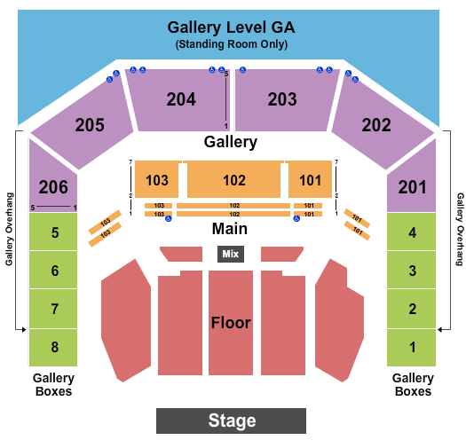 The Chelsea Las Vegas Seating Chart