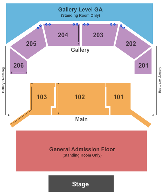 The Chelsea Vegas Seating Chart