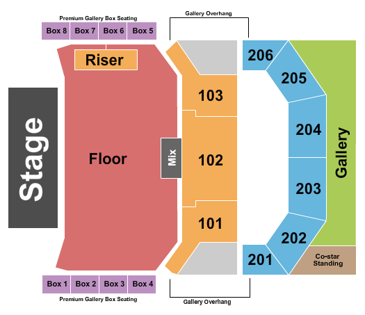 The Chelsea - The Cosmopolitan of Las Vegas Endstage GA Floor 2 Seating Chart