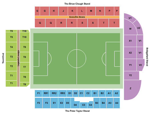 The City Ground Soccer Seating Chart